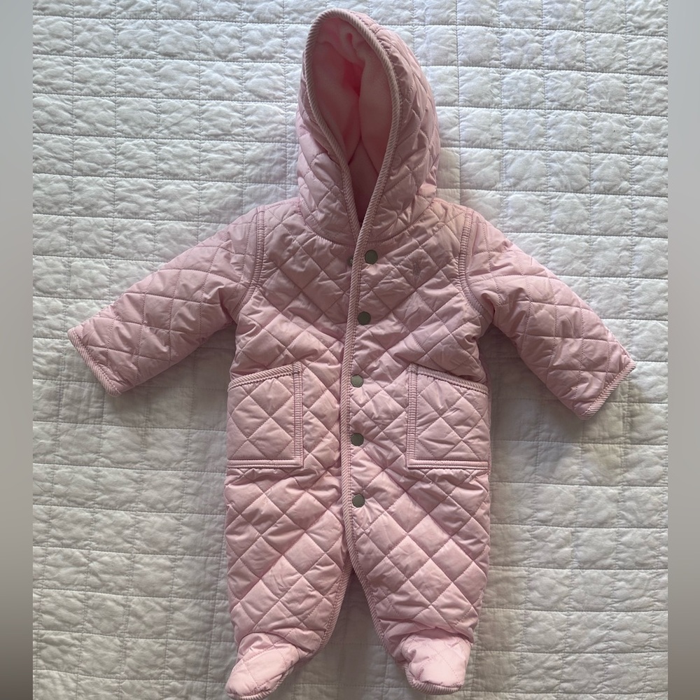 Ralph Lauren baby hooded barn bunting